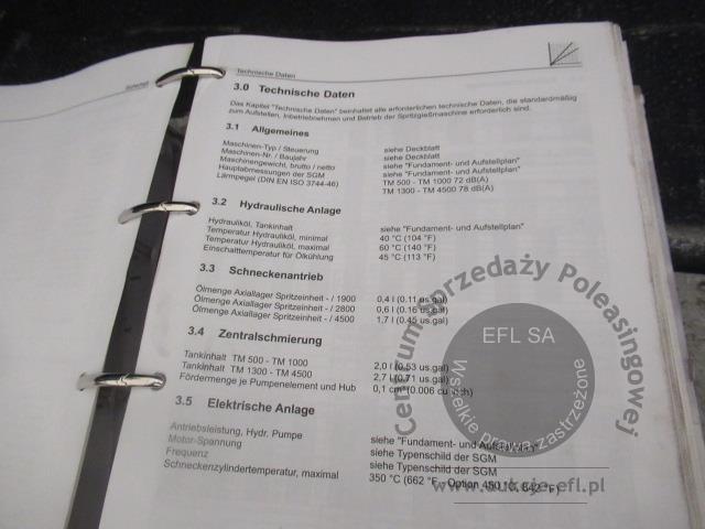 24 - Wtryskarka hydrauliczna BATTENFELD 2003r.