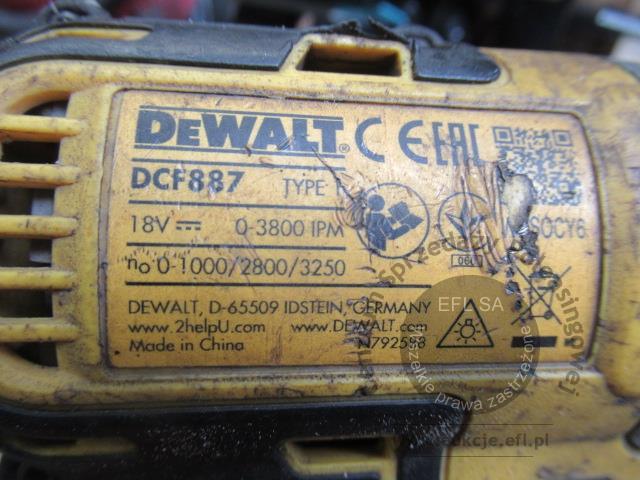 4 - Zakrętarka udarowa DEWALT DCF 887 P2