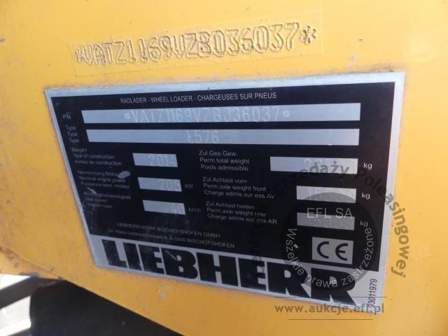 11 - Ładowarka kołowa LIEBHERR L576  2014r.