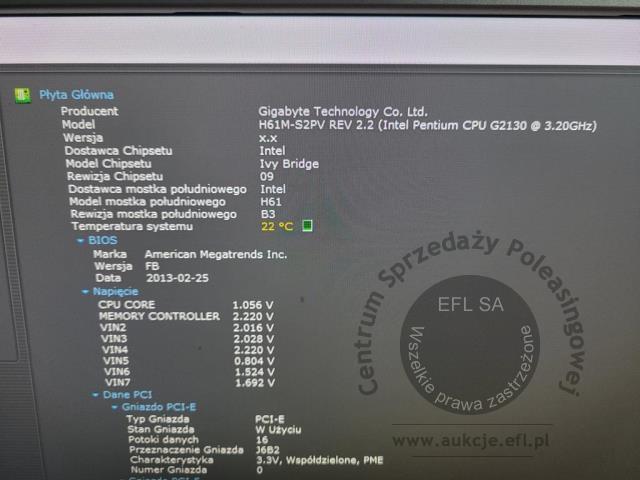 9 - Komputer stacjonarny + monitor dotykowy FEC AM-10