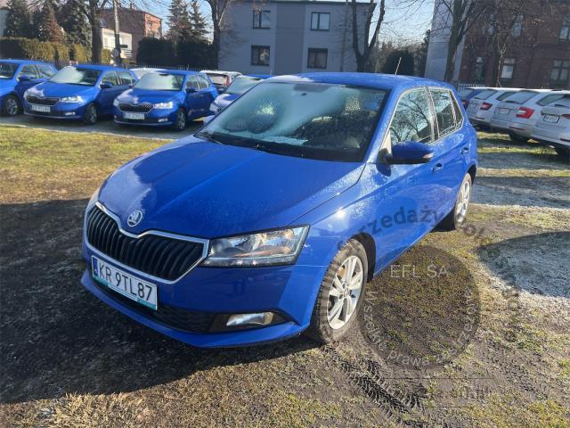 1 - Skoda Fabia 1.0 TSI Ambition 2020r. KR9TL87  UWAGA!! Pojazd znajduje się w lokalizacji: Katowice 40-689, Małachowskiego 16