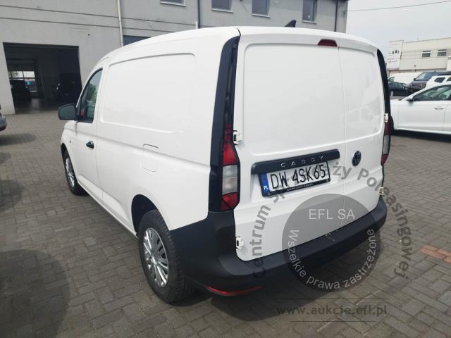 3 - Volkswagen Caddy Cargo 2.0 TDI 2022r. DW4SK65 UWAGA!! Pojazd znajduje się w lokalizacji: Janki, Al. Krakowska 52, 05-090 Janki