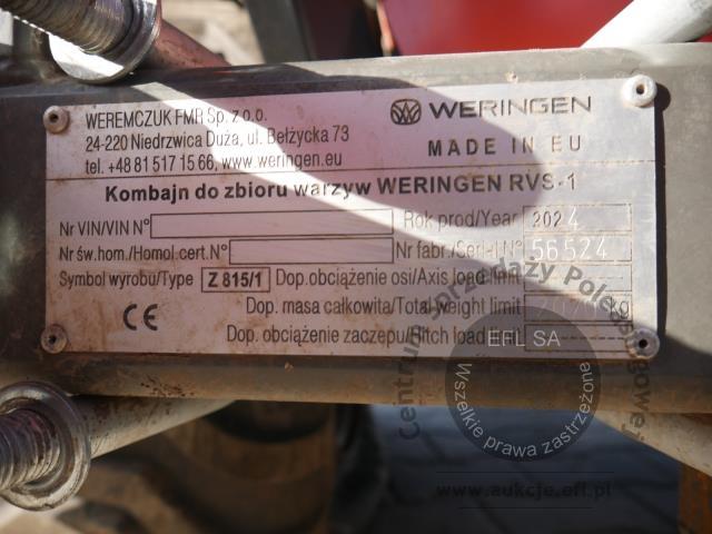 6 - Kombajn do zbioru warzyw Weringen RVS-1 Z815/1 2024r.