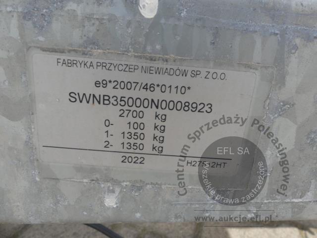 8 - Przyczepa gastronomiczna KEBAB Niewiadów 2022r.