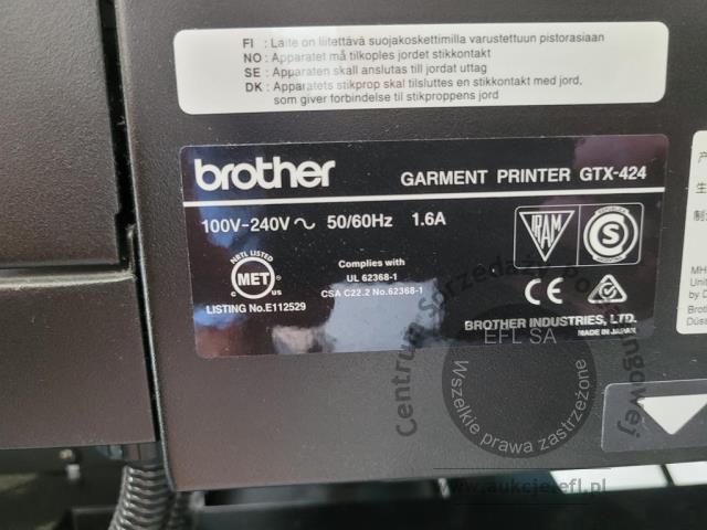 14 - Drukarka BROTHER GTX 424 2023r.