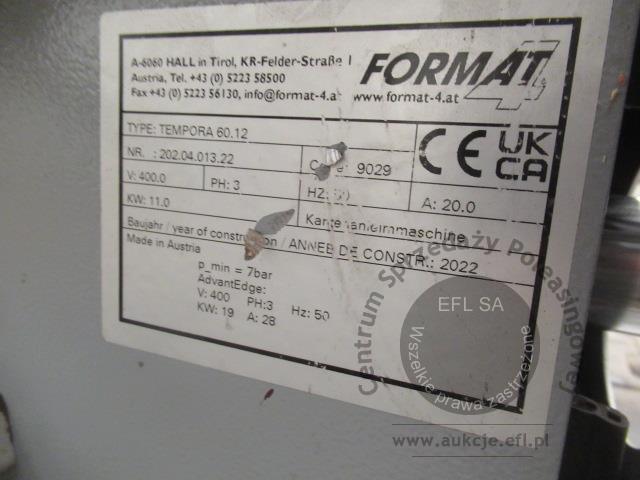 21 - Okleiniarka Format4  Tempora F800 60.12/2e   2022r.