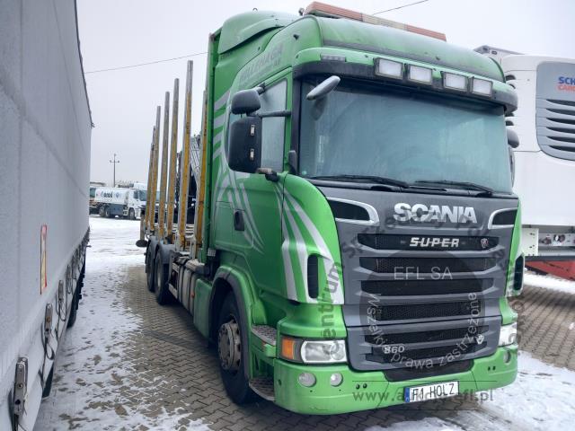 2 - Ciężarówka do transportu drewna SCANIA R560 LB6X4 HNA AUTOMAT 2012r.