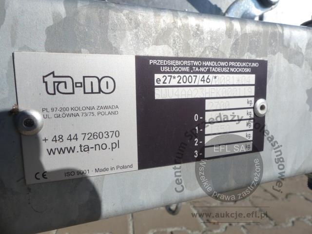 10 - Przyczepa gastronomiczna KEBAB  TA-NO 2023r.