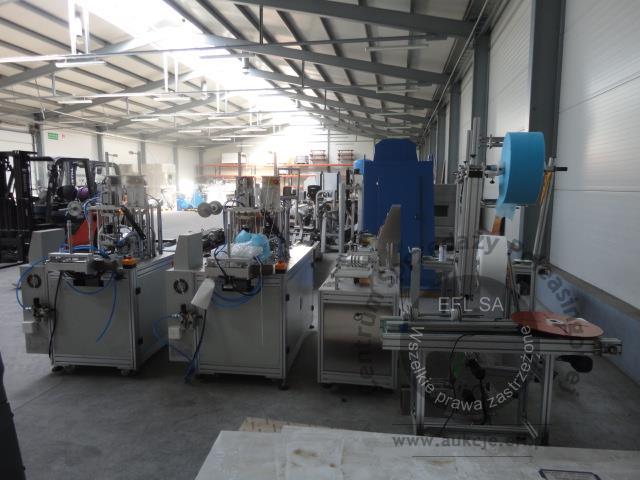 2 - 2 sekcyjna linia do produkcji maseczek ochronnych 2020r.