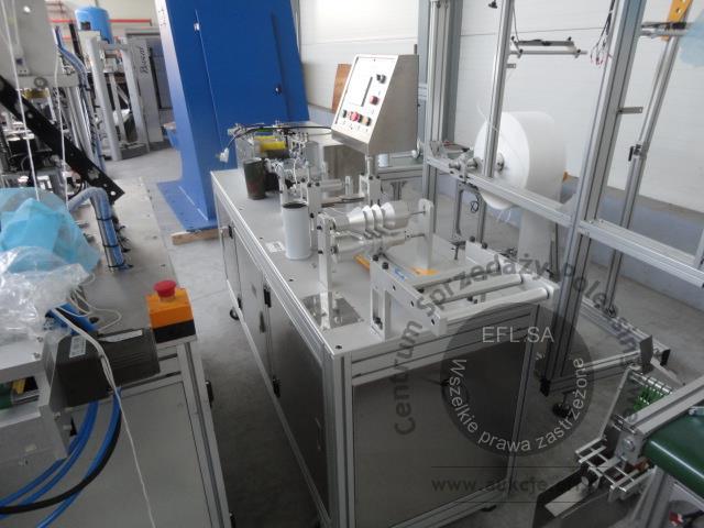 13 - 2 sekcyjna linia do produkcji maseczek ochronnych 2020r.