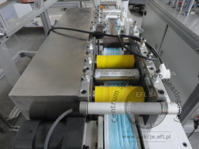 16 - 2 sekcyjna linia do produkcji maseczek ochronnych 2020r.