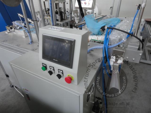 28 - 2 sekcyjna linia do produkcji maseczek ochronnych 2020r.