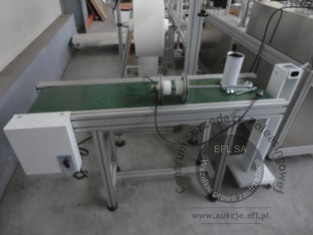 7 - 2 sekcyjna linia do produkcji maseczek ochronnych 2020r.