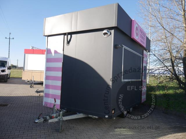 1 - Przyczepa gastronomiczna "pączki"  RYBIŃSKA TRAILER 2022r.