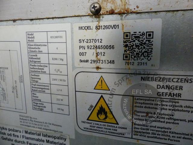 6 - Stół chłodniczy STALGAST 4 szuflady