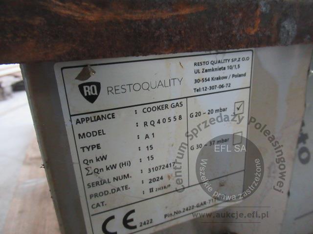 5 - Taboret gazowy 1 palnikowy Resto Quality RQ40558 2024r.