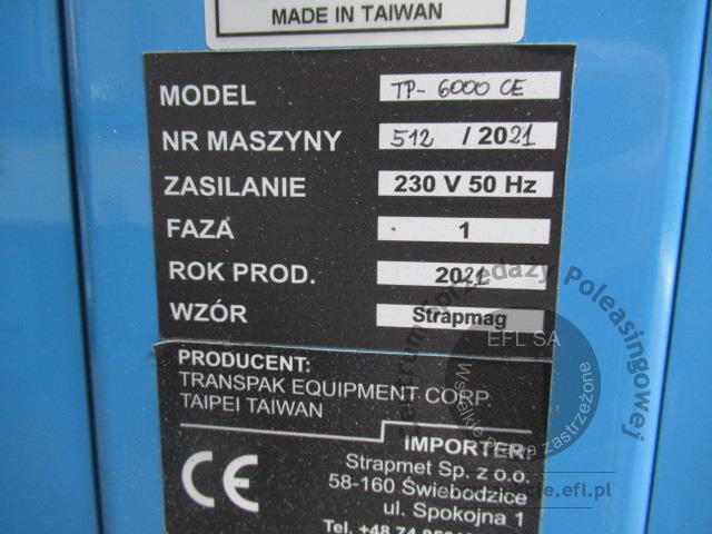 11 - Wiązarka ramowa taśmą TRANSPAK model TP-6000CE-1