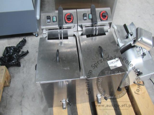 1 - Frytownica elektryczna 2 komorowa 2x8 l REDFOX