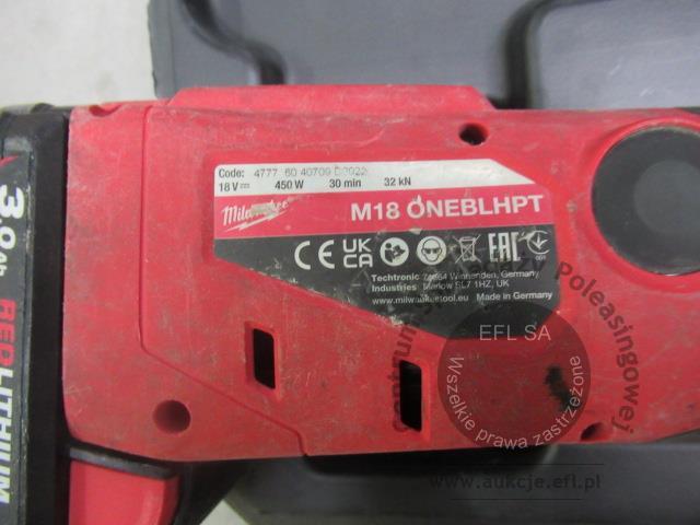 5 - Zaciskarka do rur - akumulatorowa MILWAUKEE