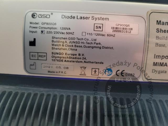 12 - Laser kosmetyczny GSD GP900Q6 2021r.