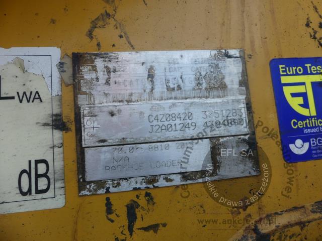 12 - Koparko ładowarka CAT 428 F2 2015r.