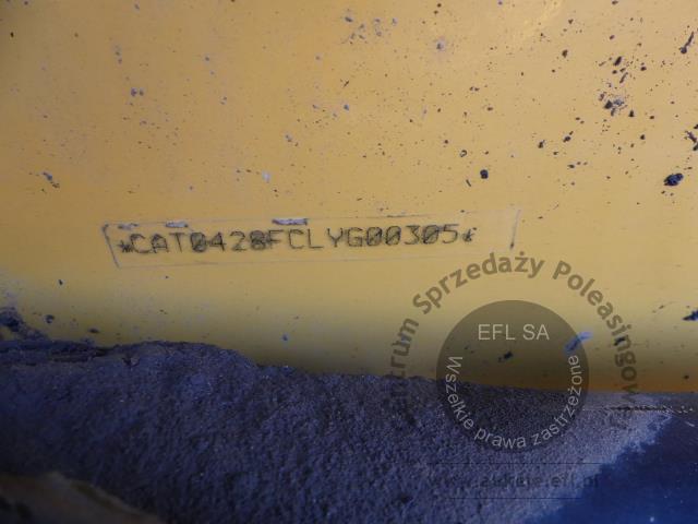 9 - Koparko ładowarka CAT 428 F2 2015r.