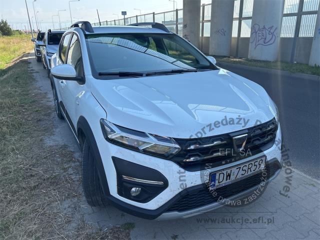 2 - DACIA SANDERO STEPWAY 1.0 TCE 2022r. DW7SR59 UWAGA!! Pojazd znajduje się w lokalizacji: Janki, Al. Krakowska 52, 05-090 Janki