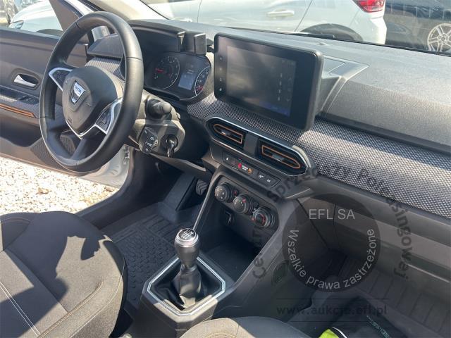 11 - DACIA SANDERO STEPWAY 1.0 TCE 2022r. DW7SR59 UWAGA!! Pojazd znajduje się w lokalizacji: Janki, Al. Krakowska 52, 05-090 Janki