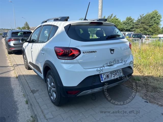 3 - DACIA SANDERO STEPWAY 1.0 TCE 2022r. DW7SR59 UWAGA!! Pojazd znajduje się w lokalizacji: Janki, Al. Krakowska 52, 05-090 Janki