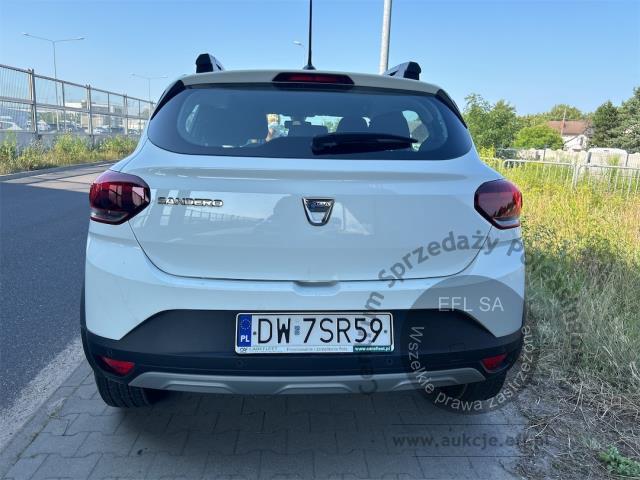 4 - DACIA SANDERO STEPWAY 1.0 TCE 2022r. DW7SR59 UWAGA!! Pojazd znajduje się w lokalizacji: Janki, Al. Krakowska 52, 05-090 Janki