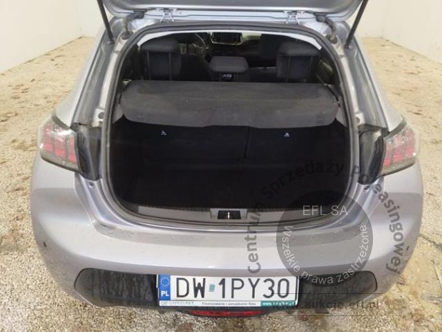 9 - Peugeot  208  2021r. DW1PY30 UWAGA!! Pojazd znajduje się w firmie ARCTOS GROUP sp. z o.o. Al. Krakowska 7, 02-183 Warszawa