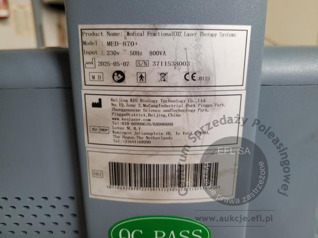 10 - Laser frakcyjny Beijing KES Biology Technology Med 2025r.