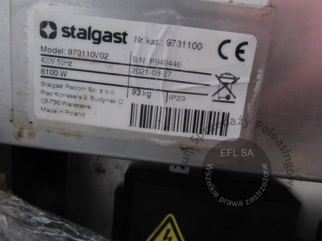 3 - Płyta grillowa elektryczna gładka 800 Stalgast 2021r.