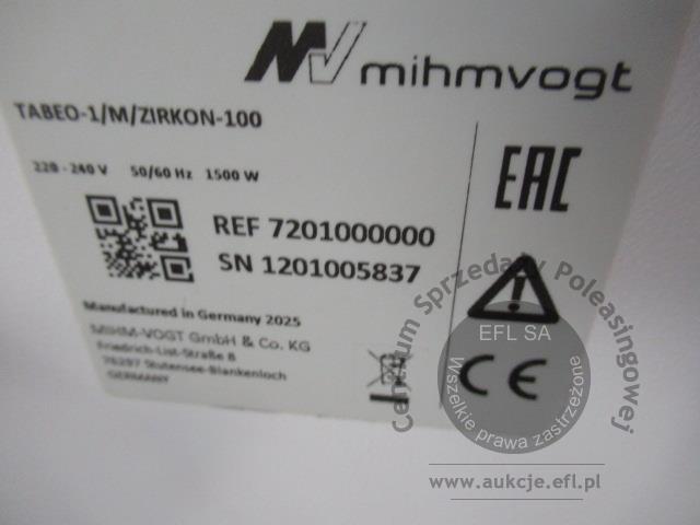 11 - PIEC DO SYNTERYZACJI MIHM-VOGT -Tabeo-1/M/ZIRKON-1