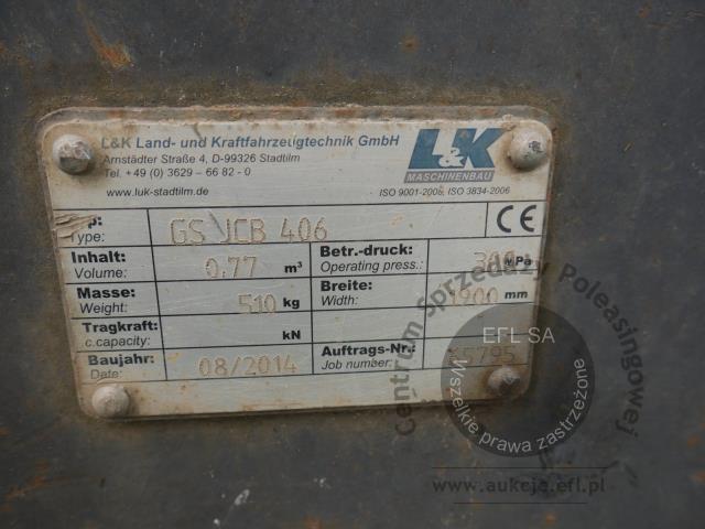 14 - Ładowarka kołowa JCB 407 2014r.