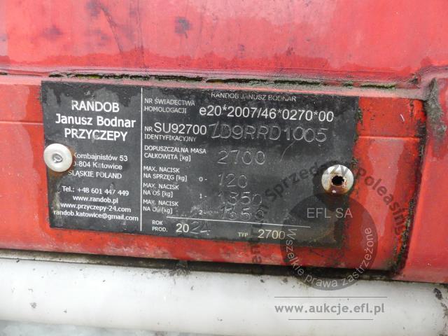 10 - Przyczepa gastronomiczna "KEBAB" RANDOB BODNAR 2024r.