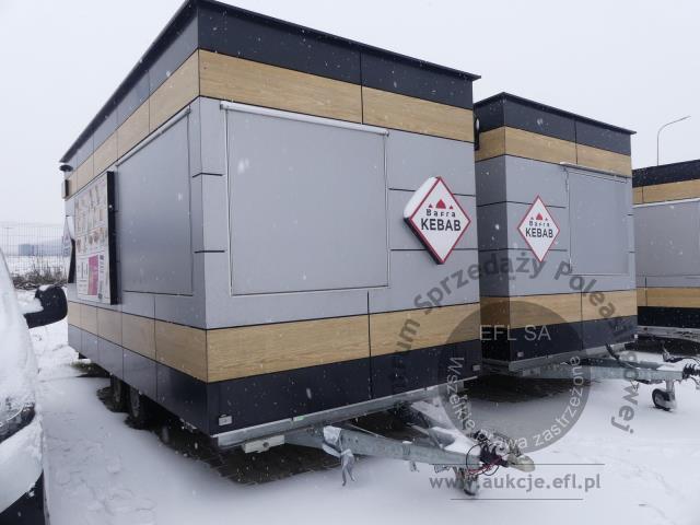 1 - Przyczepa gastronomiczna "KEBAB"  NIEWIADÓW  2023r.