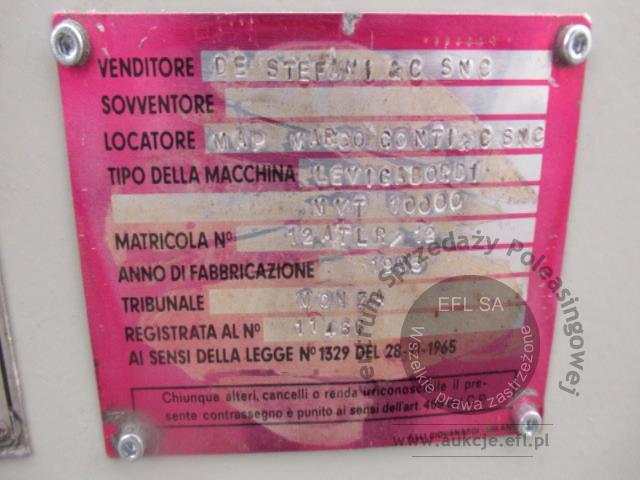 11 - Szlifierka De Stefani MVT 10000 1996r.