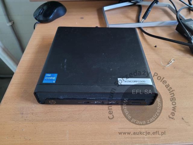 1 - Komputer HP Pro Mini 260 G9 z monitorem HP M27fe