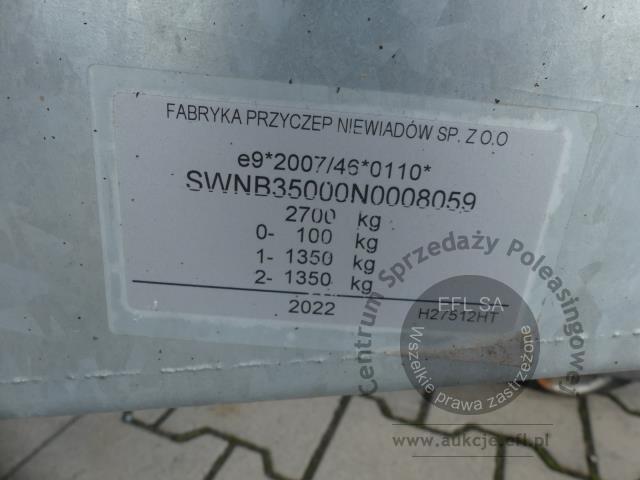 27 - Przyczepa gastronomiczna "KEBAB" NIEWIADÓW 2021r.