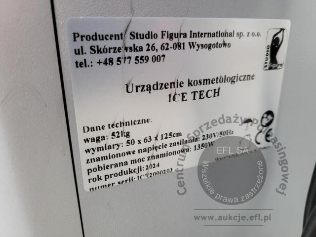 14 - Urządzenie kosmetologiczne ICE TECH 2024r.