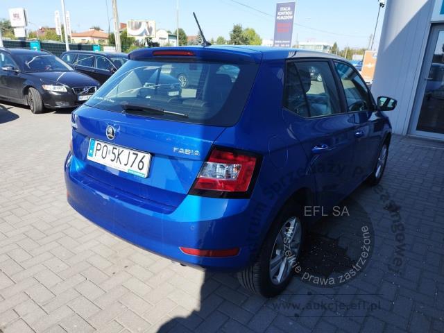 4 - Skoda Skoda Fabia 1.0 TSI Ambition 2019r. PO5KJ76 UWAGA!! Pojazd znajduje się w lokalizacji: Janki, Al. Krakowska 52, 05-090 Janki