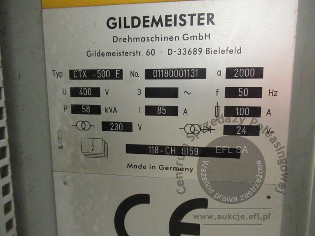 29 - Tokarka CNC GILDEMEISTER typ CTX-500 E 2000r.