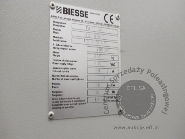 41 - Centrum do rozkroju płyt Biesse  2021r.