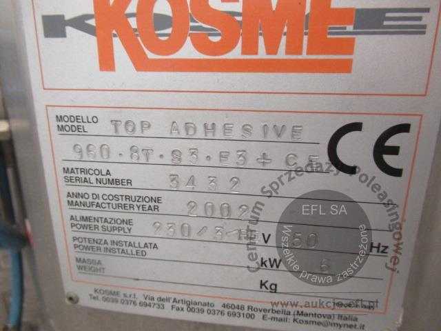 21 - Etykieciarka KOSME -TOP ADHESIVE 960.8T.S3.E3+CE  2002r.