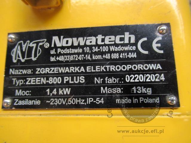 2 - Zgrzewarka elektrooporowa prod. NOWATECH  2024r.