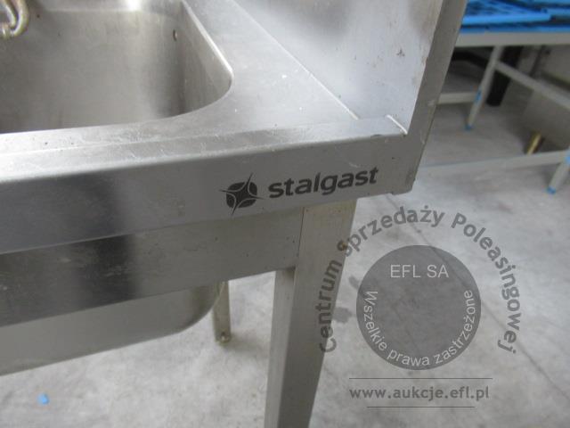 5 - Stół ze zlewem 2 komorowym 1200x600x850 z baterią