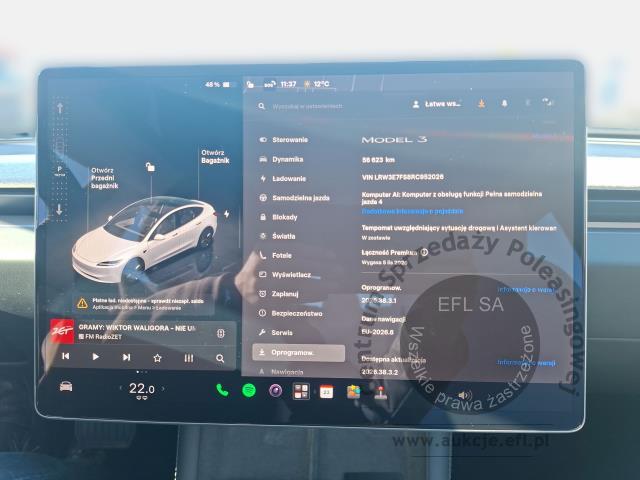 4 - TESLA MODEL 3 RWD 2023r.