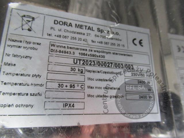 10 - Wanna bemarowa 1 komorowa DM 94943.3 + Nadstawka grzewcza DM 94583-E-01 2szt