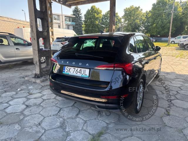 5 - Skoda Scala 1.5 TSI Style 2021r. SK764UL UWAGA!! Pojazd znajduje się w lokalizacji: Katowice 40-689, Małachowskiego 16
